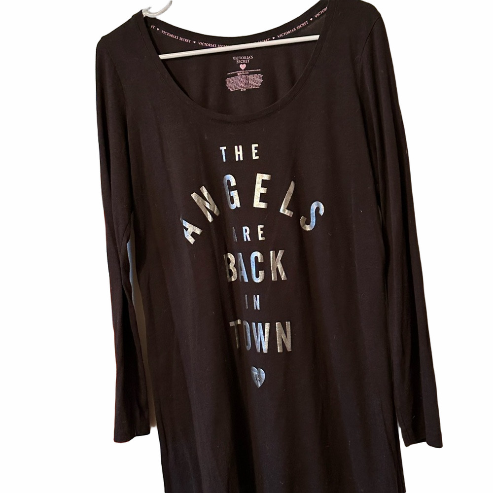 Victoria's Secret Black Long Sleeve Dress